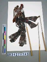 藏品(皮影戲偶—武髯)的圖片